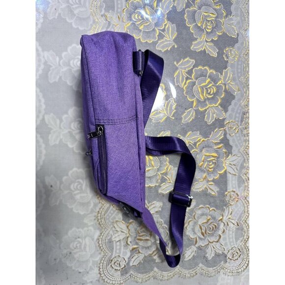 Unisex Waterproof Nylon Sling Crossbody Bag with Multiple Pockets for Travel and - Picture 11 of 13